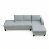 L - Shaped Design Chaise Sofa With Ottoman