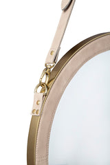 Heather - Hanging Mirror - Beige