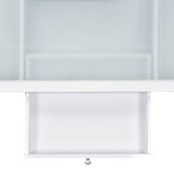 Ariana - Complete Vanity With Lightbulbs - Glossy White