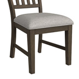 Yellowstone - Dining Side Chair (Set of 2) - Medium Brown / Gray