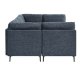 Upholstered Modular Sectional & Tall Legs