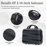 4 Piece Luggage Set, Combination Lock