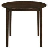 3 Piece Dining Set With Drop Leaf Table And Upholstered Chairs