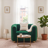 Single Sofa With High Resilience Foam