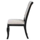 Kinzler - Side Chairs (Set of 2) - Tan / Black