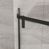 Durable Hardware Neo Angle Frameless Shower Door With Acrylic Base Combo