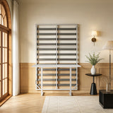 Queen Size Cabinet Wall Bed Mechanism With Desk - Gray