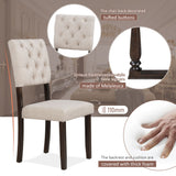 6 Piece Dining Set Retro Style