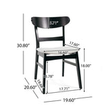 5 Piece Dining Set With Table And 4 Upholstered Chairs