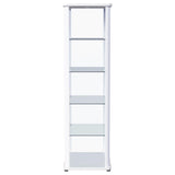 Nevra - 4 Shelf Display LED Curio Cabinet