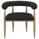 Crofton - Upholstered Dining Arm Chair (Set of 2) - Black