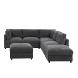 Modern Reversible Modular Sectional