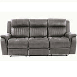 Contemporary Living Room Set, Horizontal And Vertical Tufting