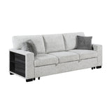 Prato - Sofa With Pull Out Sleeper And USB - Gray