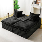 Double Chaise Lounge With Full Compressed Sponge