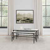 Ebby 2 - Piece Genuine Marble Top Nesting Coffee Tables - Coffee Tables available at Alpine Outlets in Denver