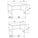 Ebby 2 - Piece Genuine Marble Top Nesting Coffee Tables - Coffee Tables available at Alpine Outlets in Denver