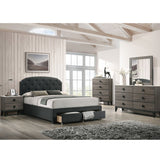 Bedroom Chest Of Drawers With 4 Drawer Storage - Gray / Gray