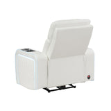 Electra - Power Recliner With Power Headrest, Massage, LED Lighting And USB Control