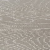 Colwood - Upholstered Oval Vanity Stool With Glitter Trim Seat - Silver Gray