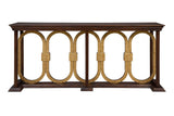 Everly - Console - Dark Brown / Gold