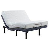 Kelven - Adjustable Bed Base With Wireless Remote And Dual Massage Motors