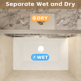 Double Sliding Shower Door With Explosion Proof Film
