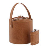 Felix - Ice Bucket & Flask Set - Light Brown