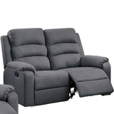 2 Piece Living Room Set With Manual Reclining Loveseat And Recliner