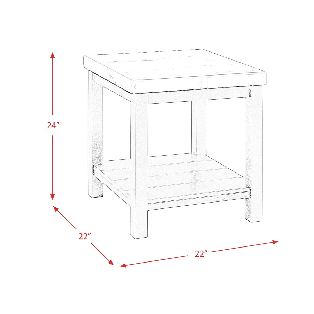 Marcello - Rectangular Table