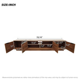 TV Stand, Media Console - Walnut