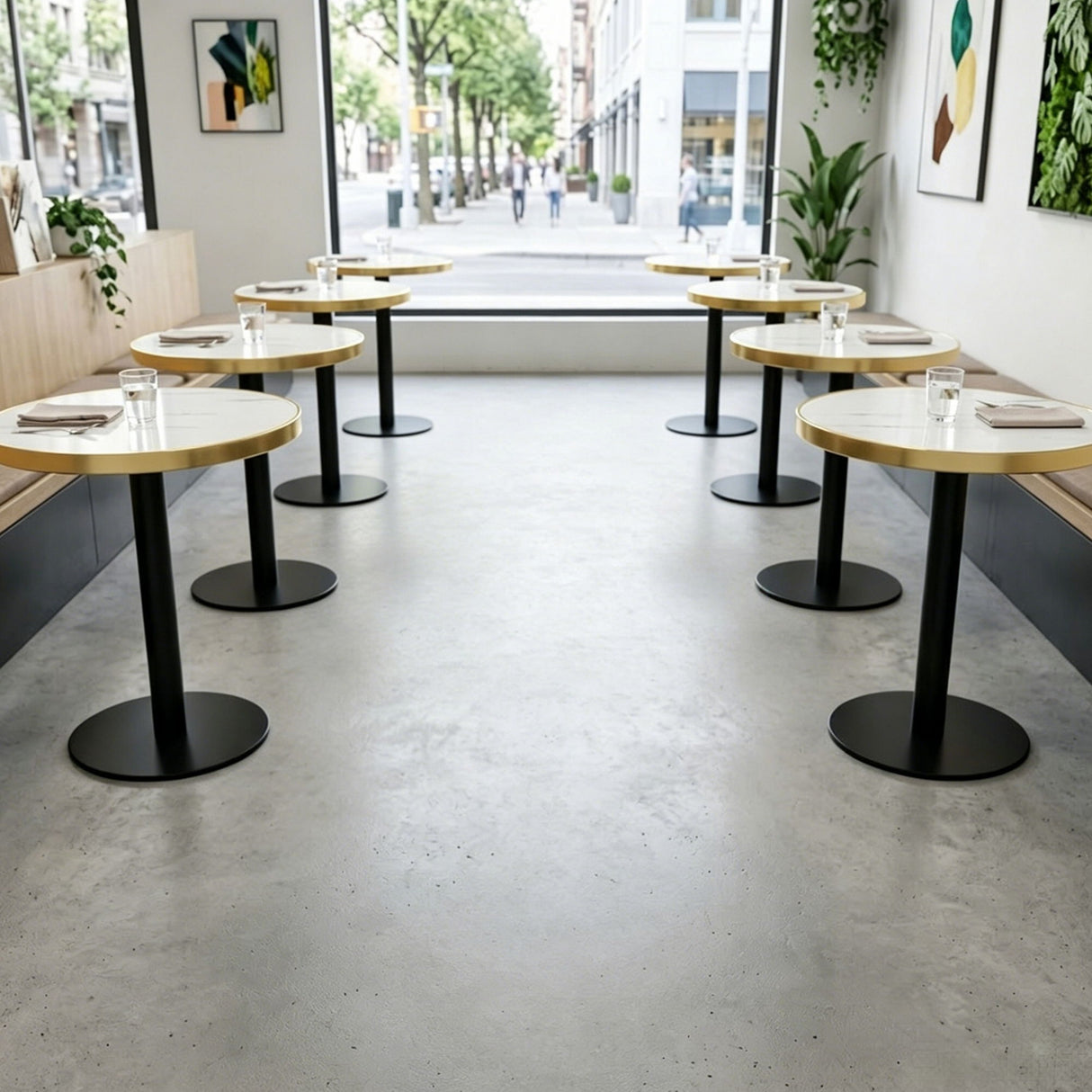 Elegant Round Bistro Table