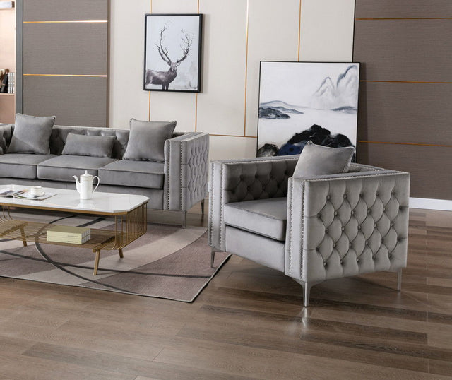 Lorreto - Velvet Chair - Arm Chairs - Alpine Outlets