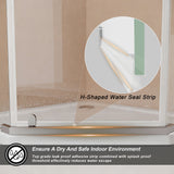 Frameless Neo Angle Shower Door WithTempered Glass
