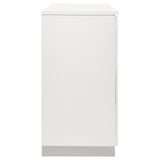 Dulcey - 6 Drawer Dresser With Accents, Bedroom Storage - Gloss White