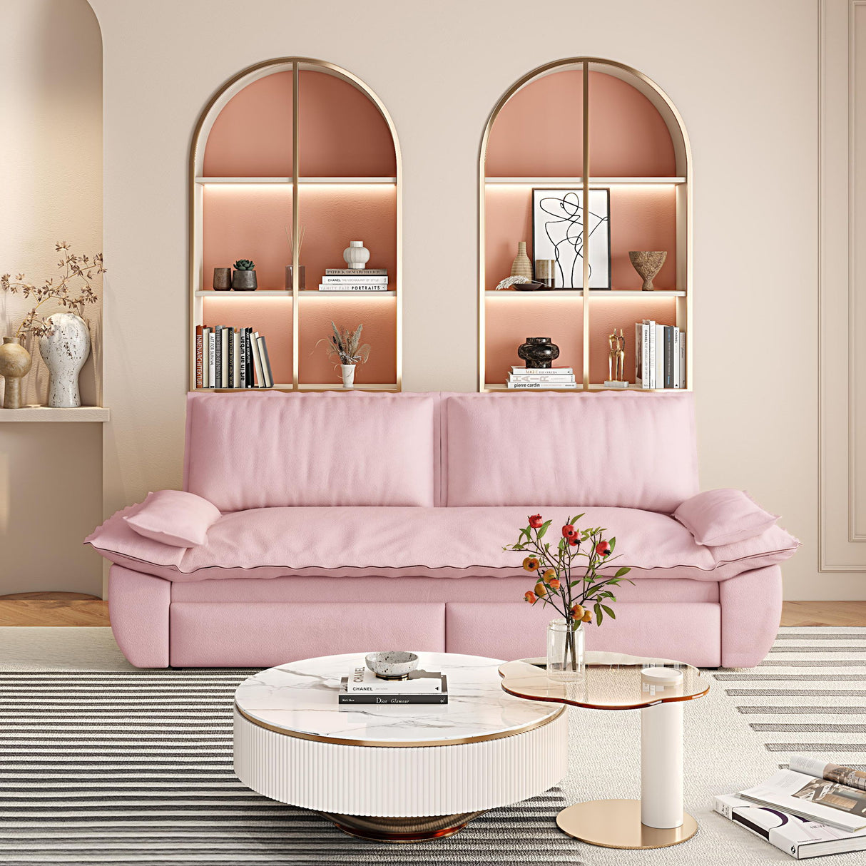 Queen Pull Out Bed, 3 In 1 Convertible Sleeper Sofa