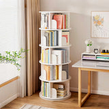 5 Tier Rotating Bookshelf, Spinning Design