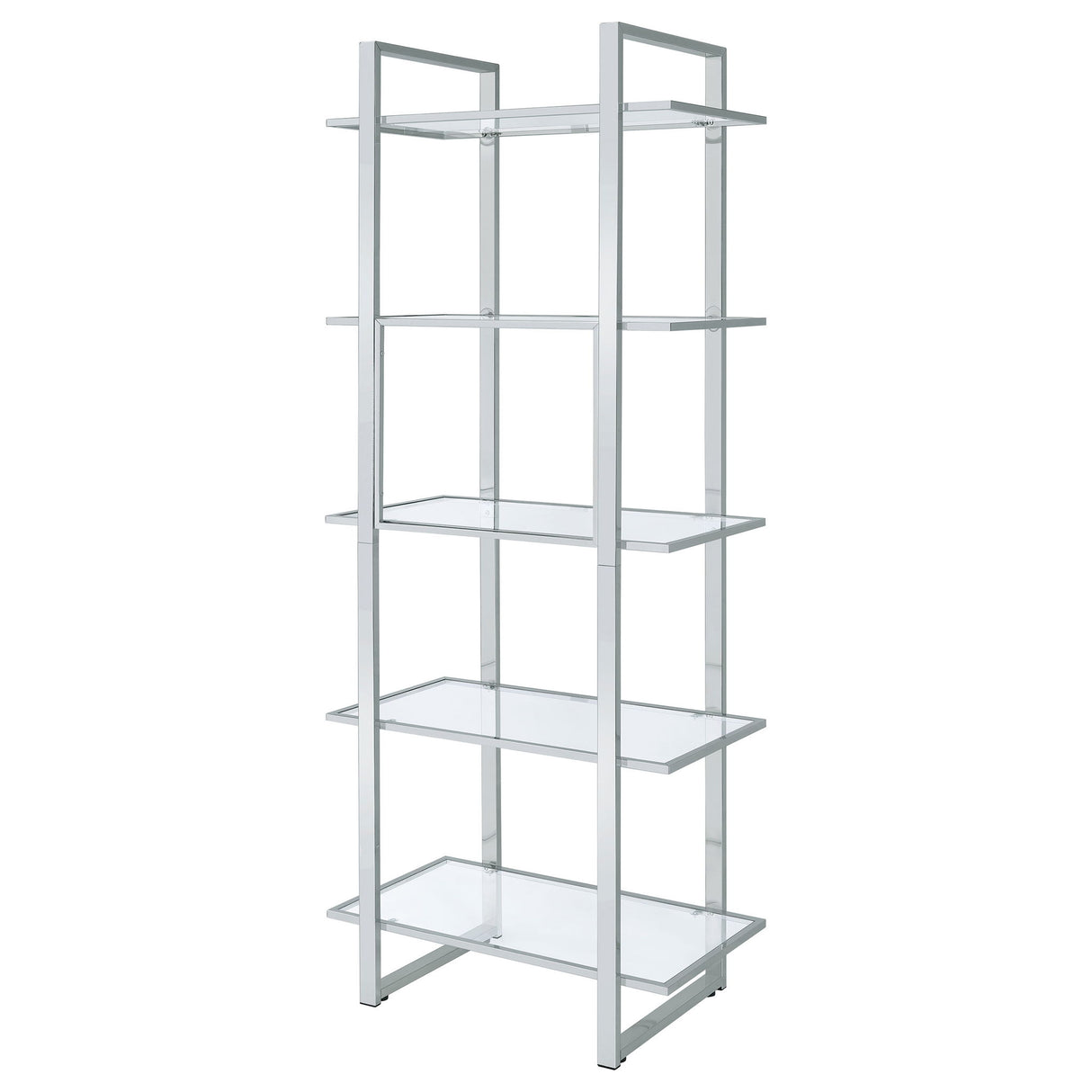 Colfax - 5 Shelf Bookshelf - Clear