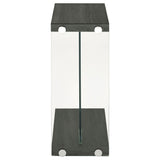Sampson - C Shaped Side Table - Gray