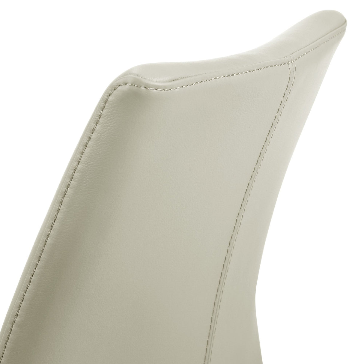 Elyza - Full Back Top Grain Leather Upholstered Wood Dining Chairs (Set of 2)