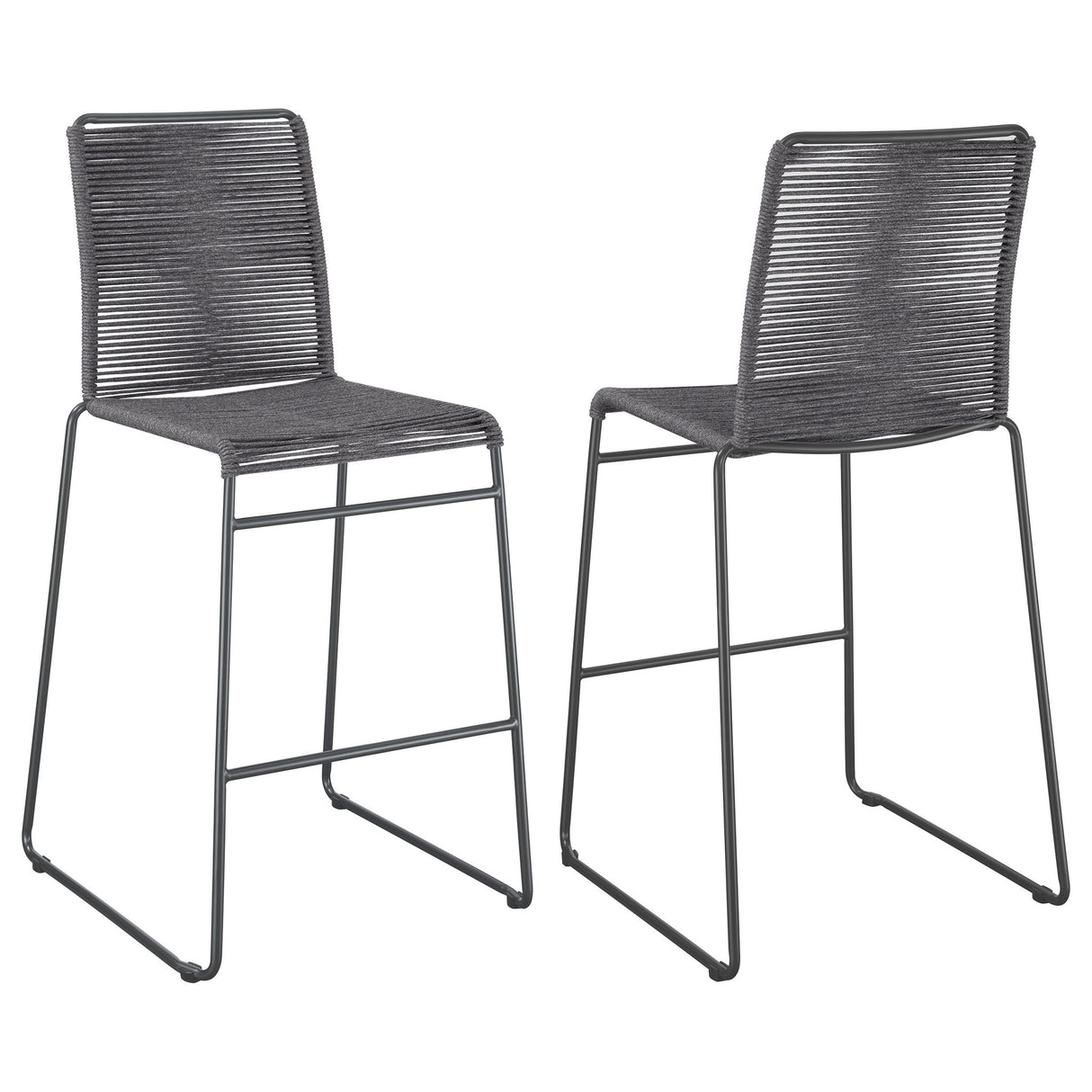 Jerome - Bar Chair (Set of 2) - Charcoal