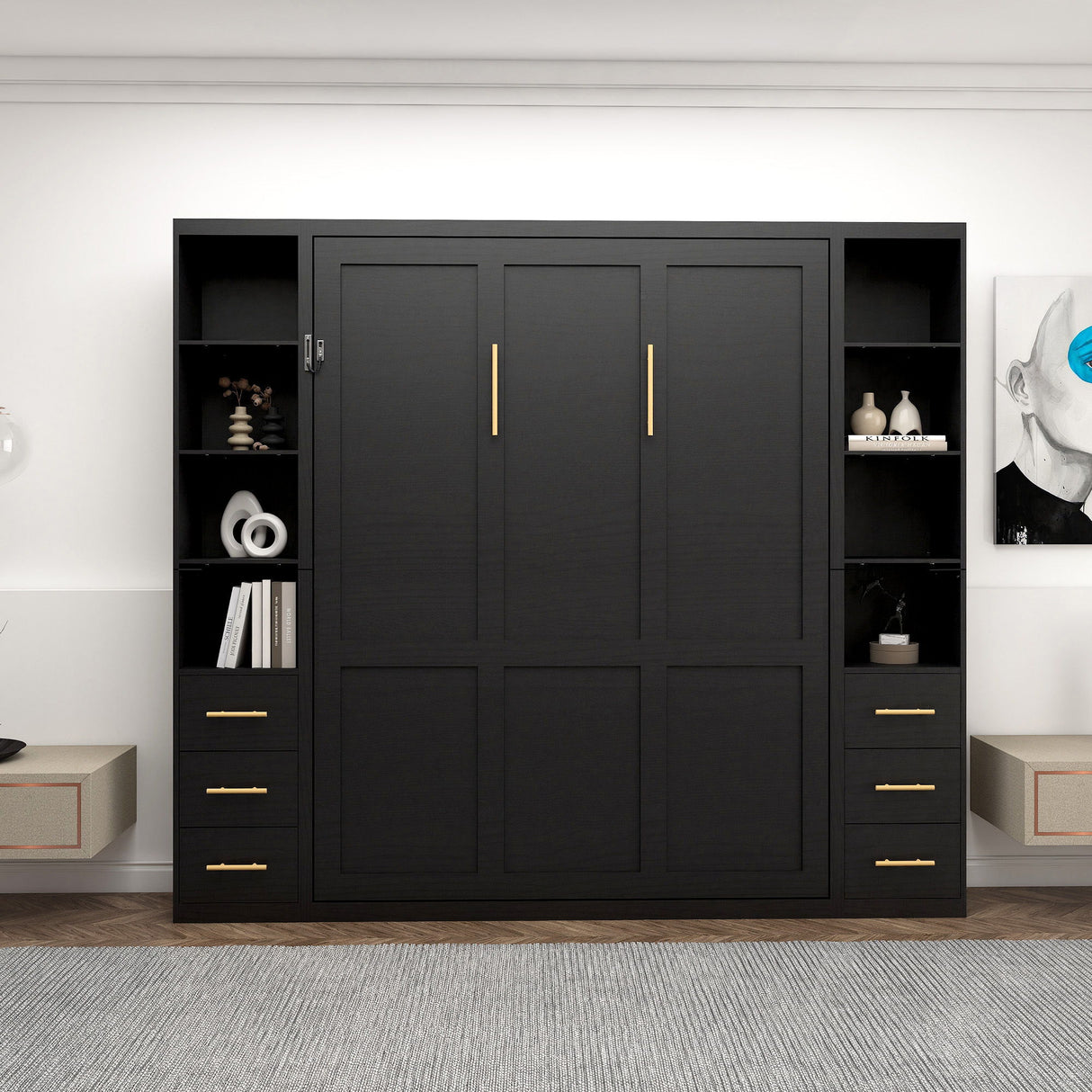 Multifunctional Vertical Murphy Wall Bed