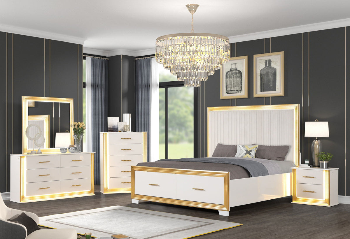 Obsession - Square Mirror - White