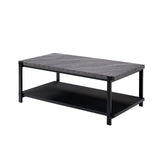 Linea - 3 Piece Occasional Set (1 Coffee & 2 End Tables) - Dark Gray