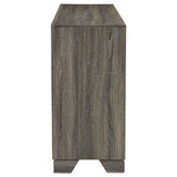 Funston - 6 Drawer Dresser Cabinet - Brown Oak