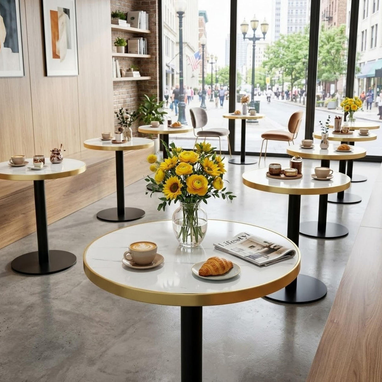 Elegant Round Bistro Table