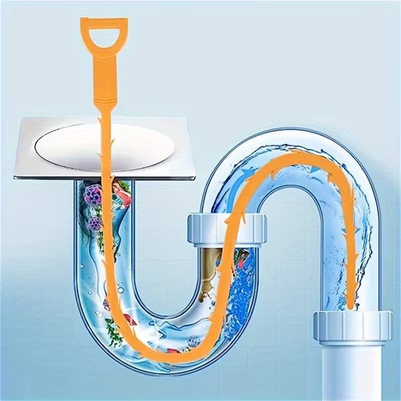MAKEYED 5pcs Heavy-Duty Drain Snake Kit