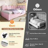 Upholstered Daybed With Pull-Out Bed
