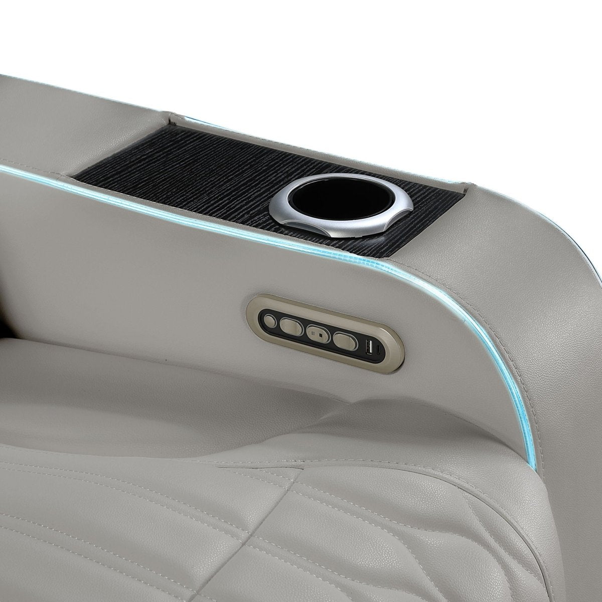 Electra - Power Reclining Set With Power Headrests, Massage And LED Lighting - 3 Piece Living Room Sets available at Alpine Outlets in Denver
