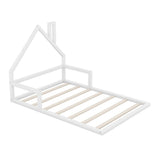 Elegant Floor Bed With House Shaped Headboard - Platform Beds available at Alpine Outlets in Denver